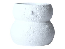 Kruka Snögubbe Vit Ø13,5 cm